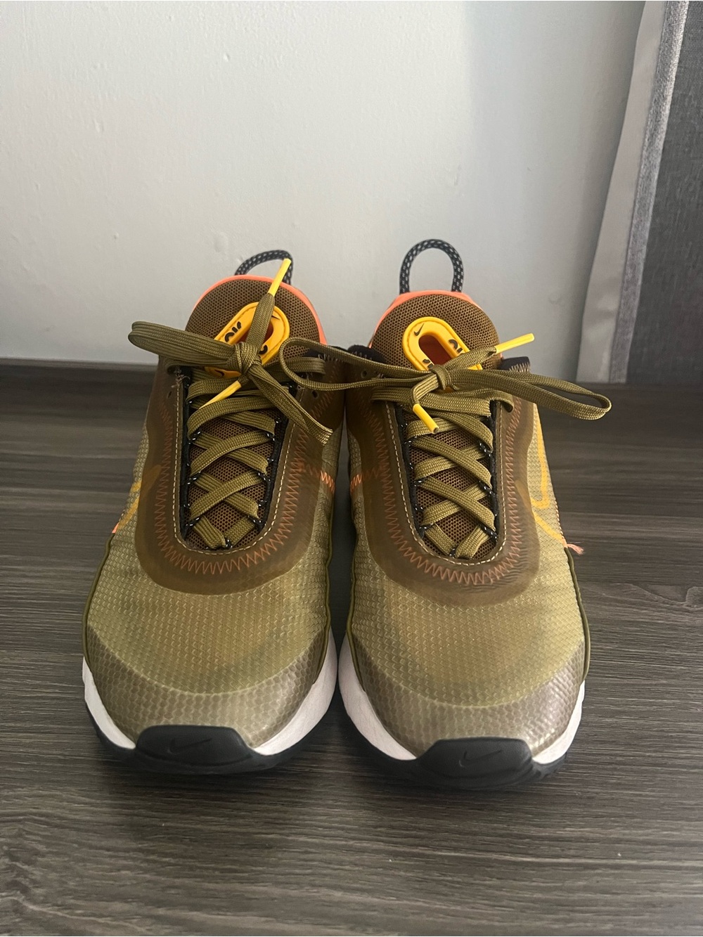 Women’s Nike Air Max 2090 Olive/Orange Shoes